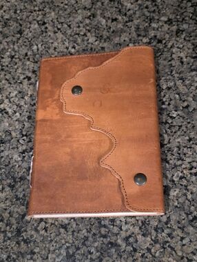 Pratesia Florence Handmade Italy 100% Genuine Leather Traveler Journal Notebook